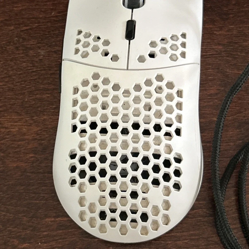 Glorious Model O Wired PC Gaming Mouse - White (GO-WHITE)‎ F1